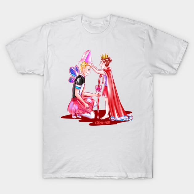 Daniel and Emma - Fairy Princess T-Shirt by ParrotChixFish